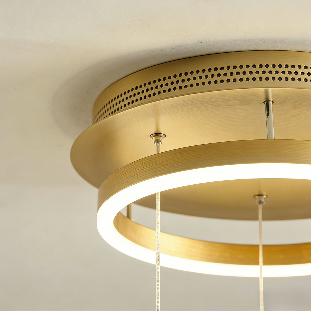 Butterfly Chandelier Modern Metal Disk Acrylic Ceiling Light