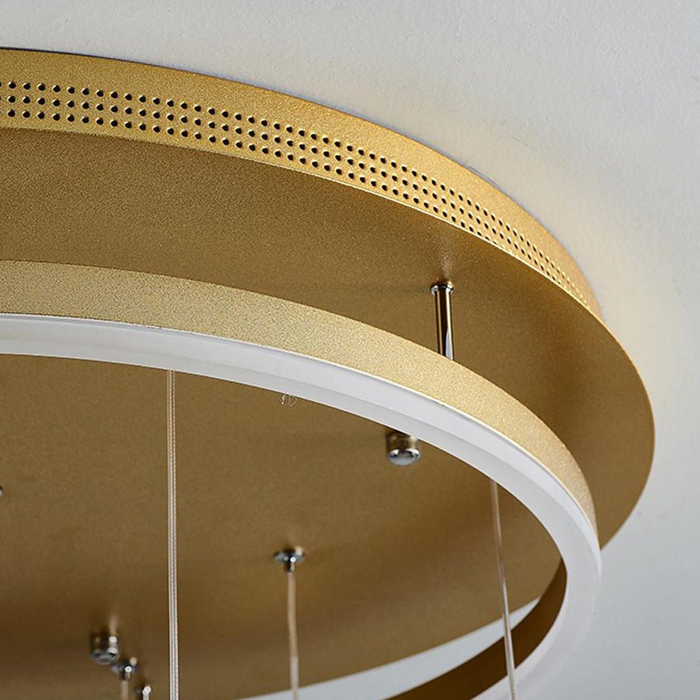 Butterfly Chandelier Modern Metal Disk Acrylic Ceiling Light