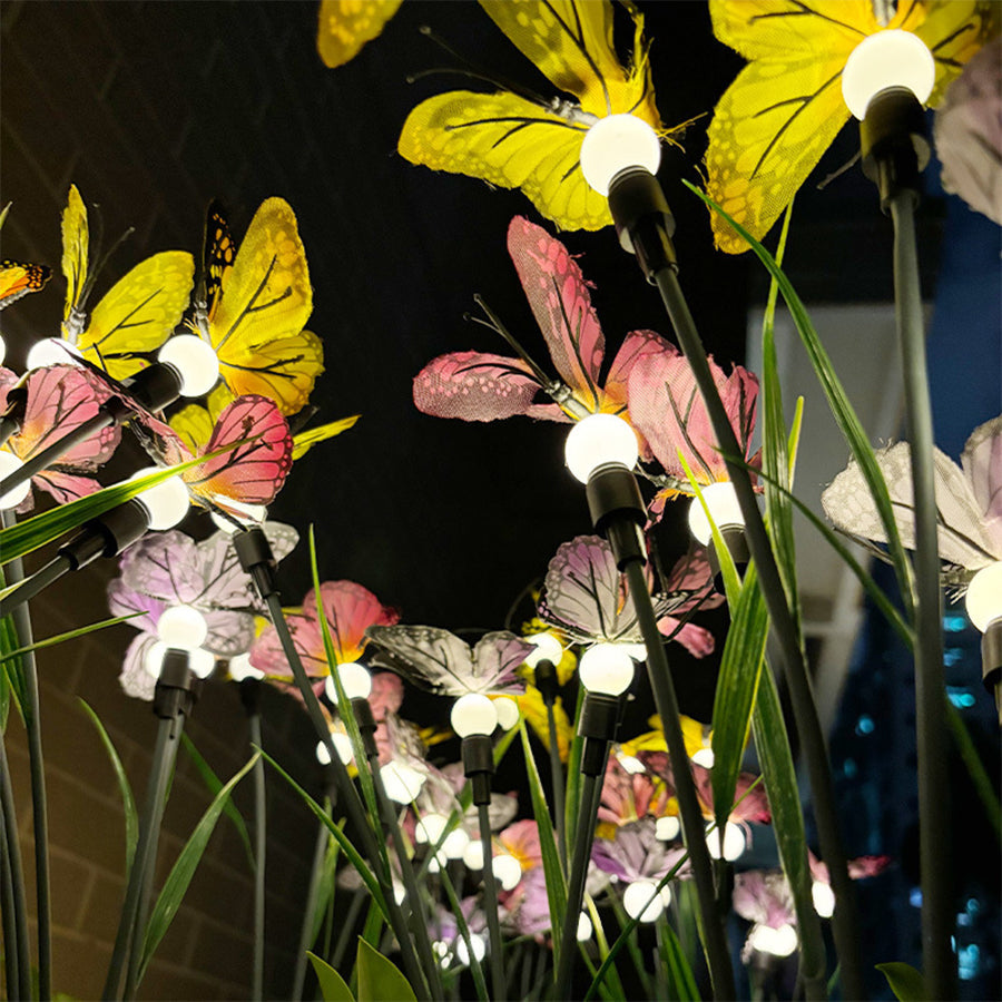 Six-Head Butterfly Solar Garden Lights