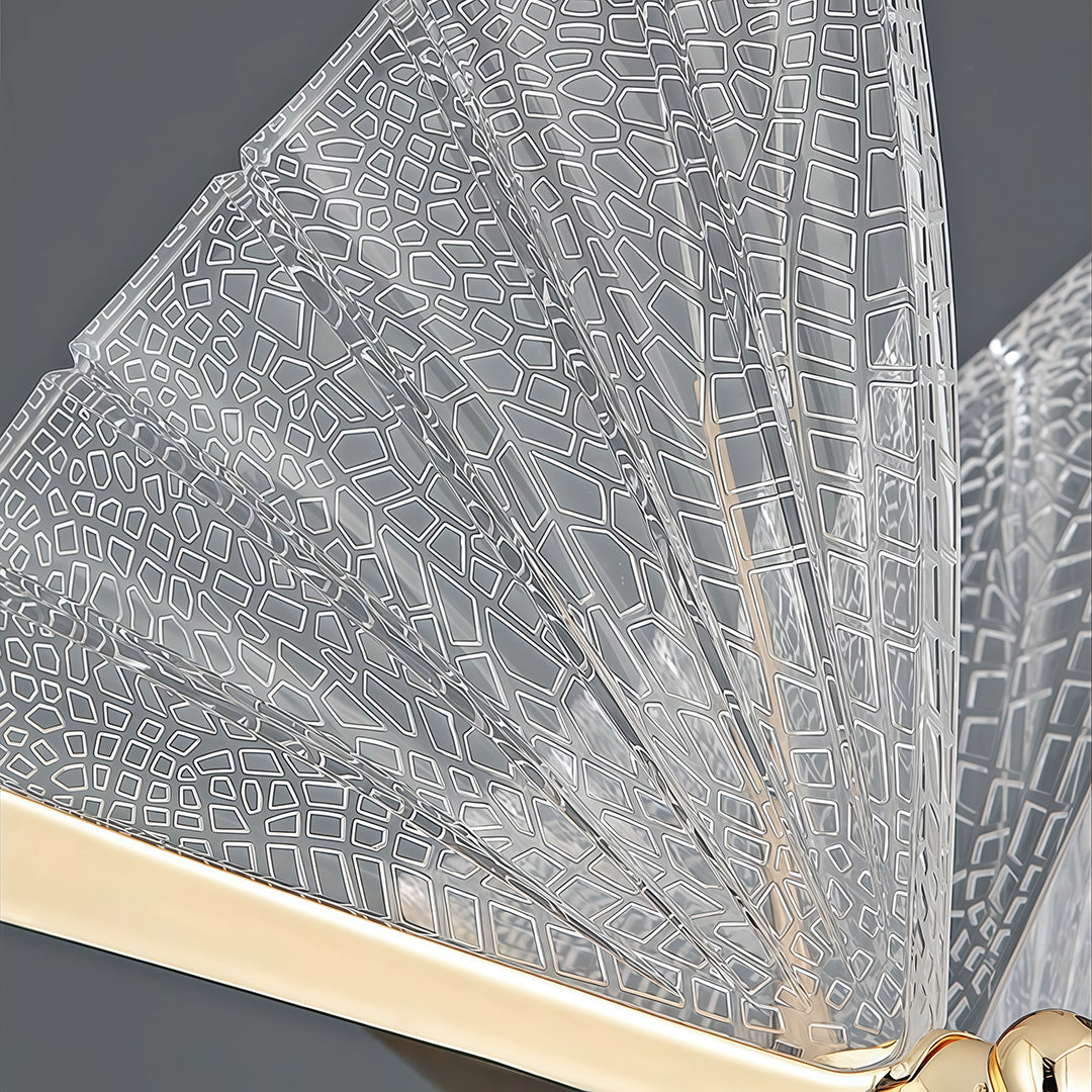 Butterfly Pendant Light Coastal Style Acrylic Ceiling Light