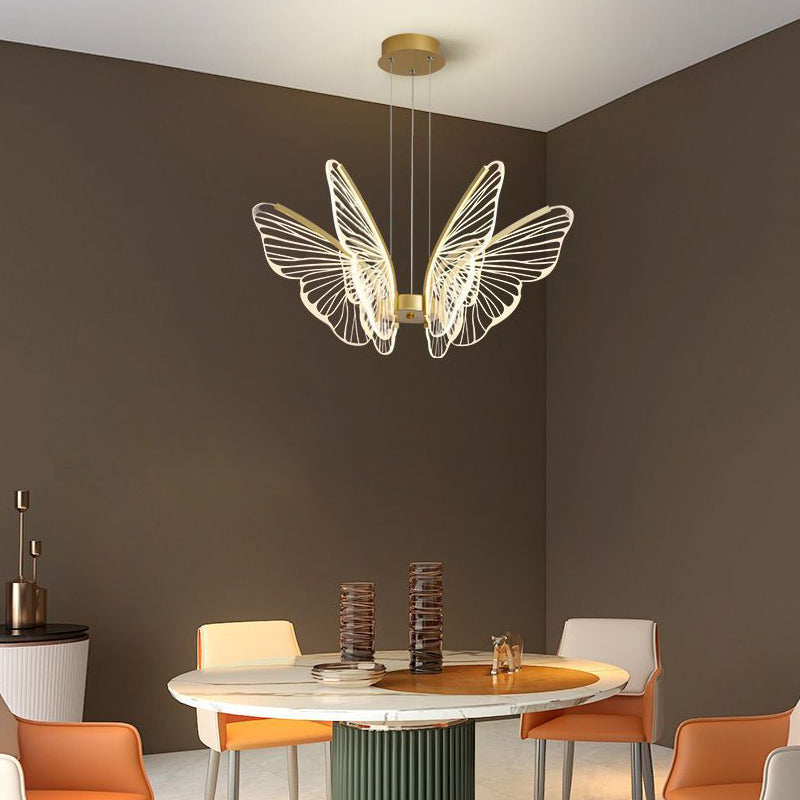 Butterfly Pendant Light Dimming Modern Ceiling Light