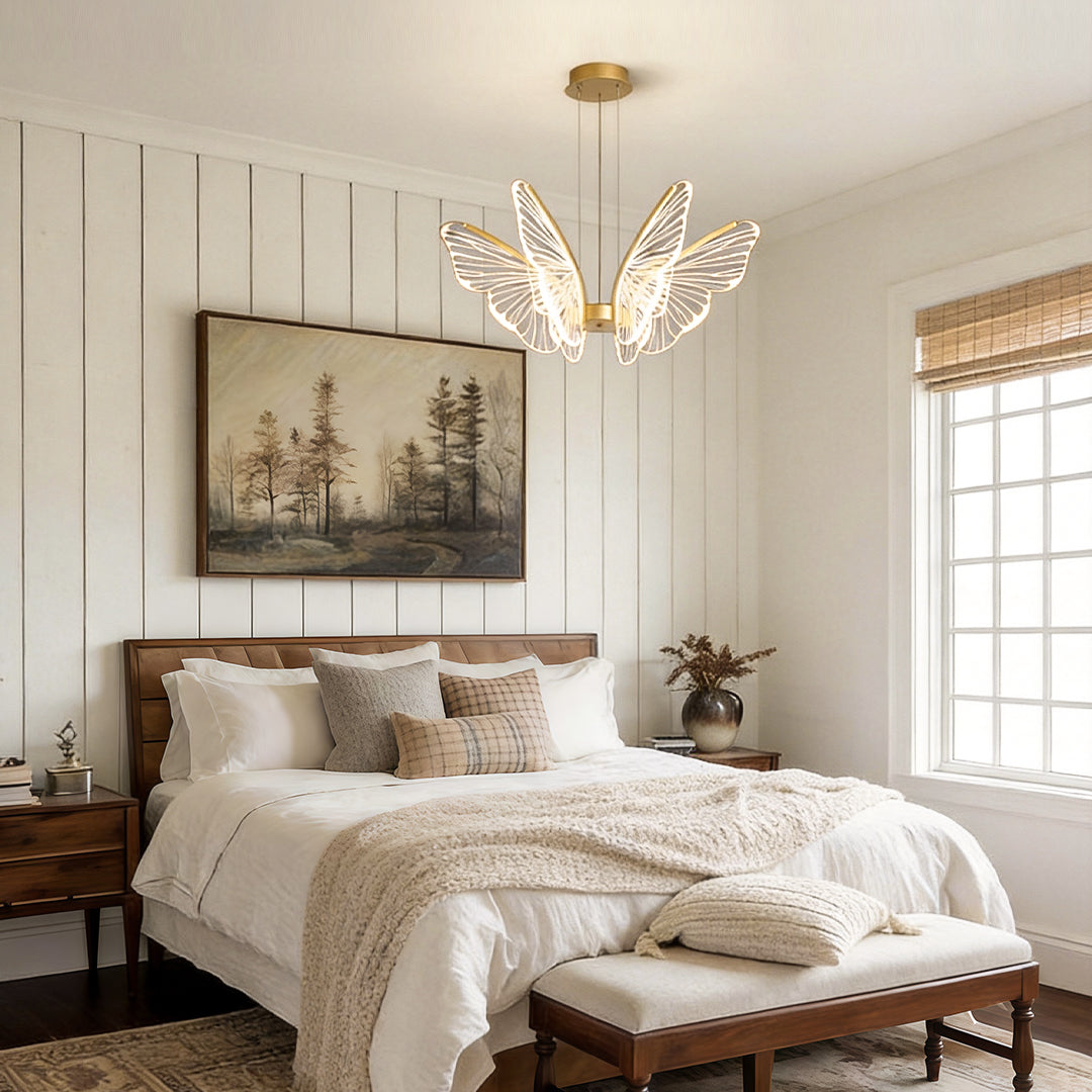 Butterfly Pendant Light Dimming Modern Ceiling Light