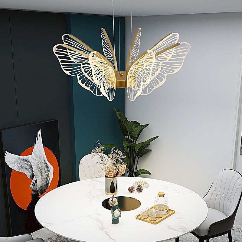 Butterfly Pendant Light Dimming Modern Ceiling Light