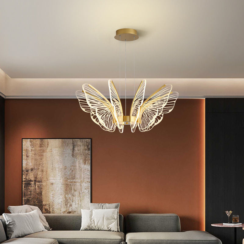 Butterfly Pendant Light Dimming Modern Ceiling Light