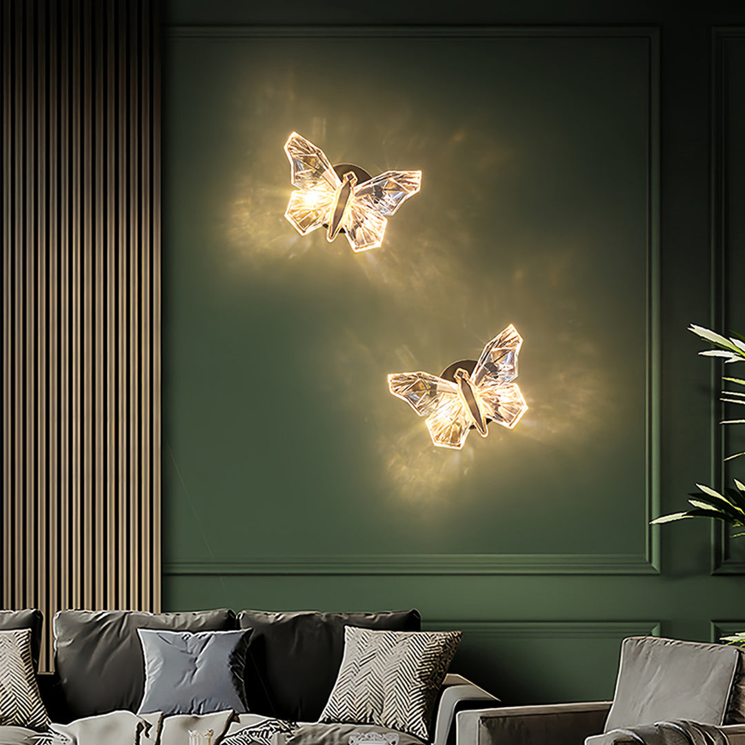 Butterfly Wall Light Elegant Decorative Wall Sconce