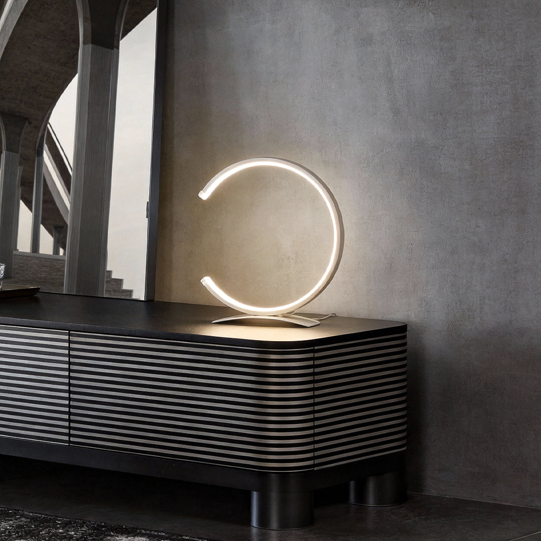 C Shaped Table Lamp Touch-Control LED Modern Ambient Lamp