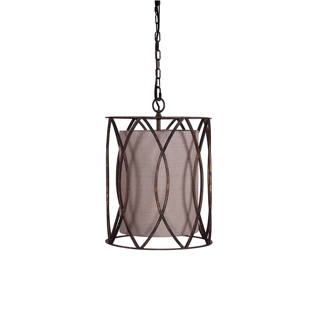 Small Black Pendant Light Vintage Sleek Design Ceiling Light