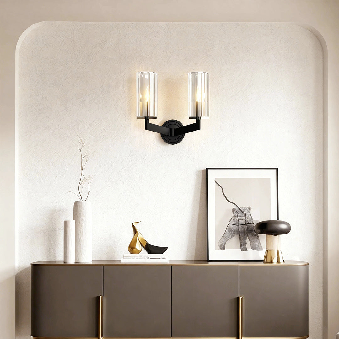 Decorative Wall Sconce Candle Minimalist Copper Lamp