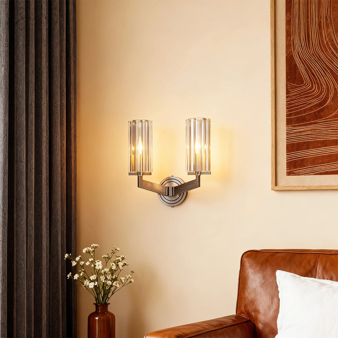 Decorative Wall Sconce Candle Minimalist Copper Lamp