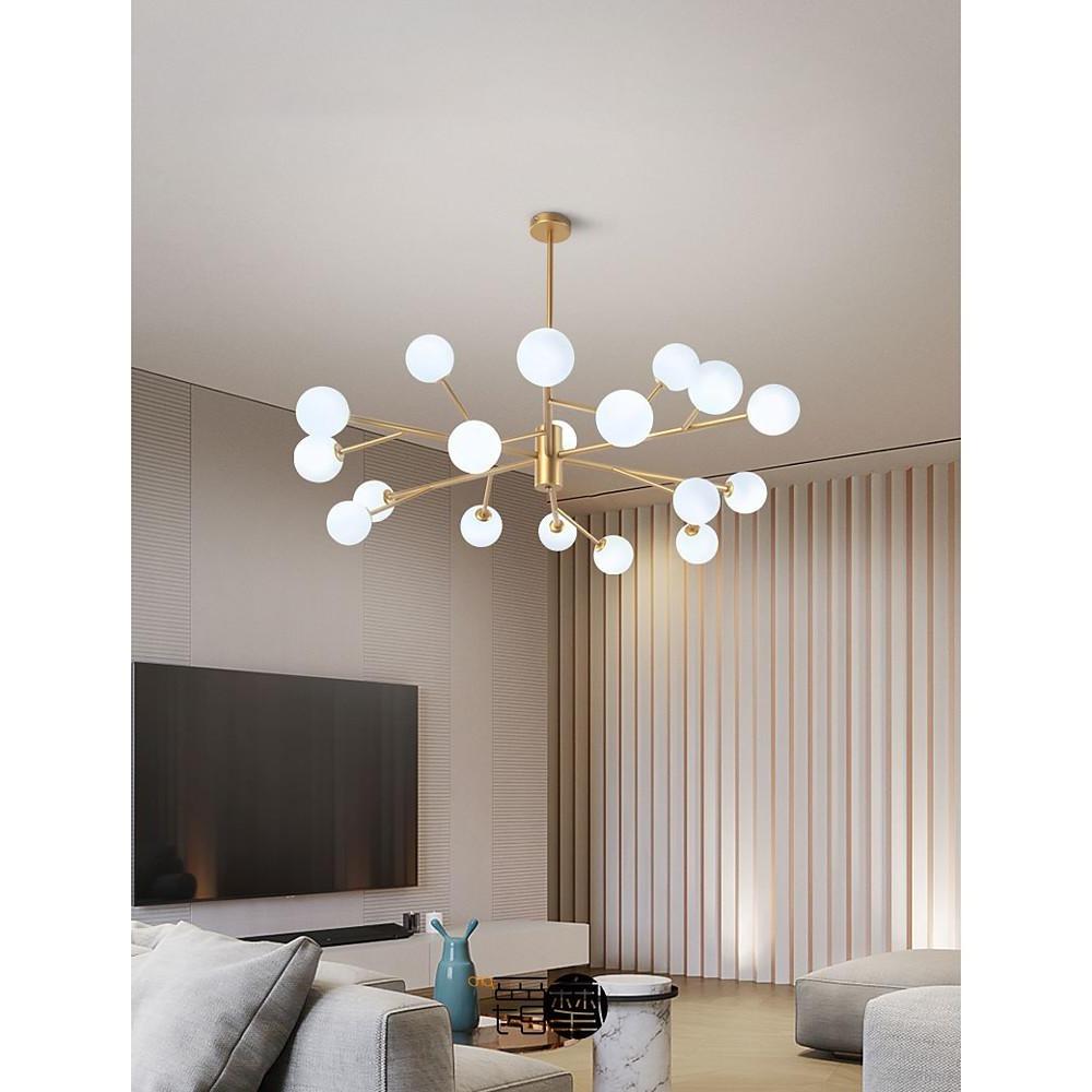 Sputnik Ceiling Light, Metal Bubble LED Living Room Ceiling Lights