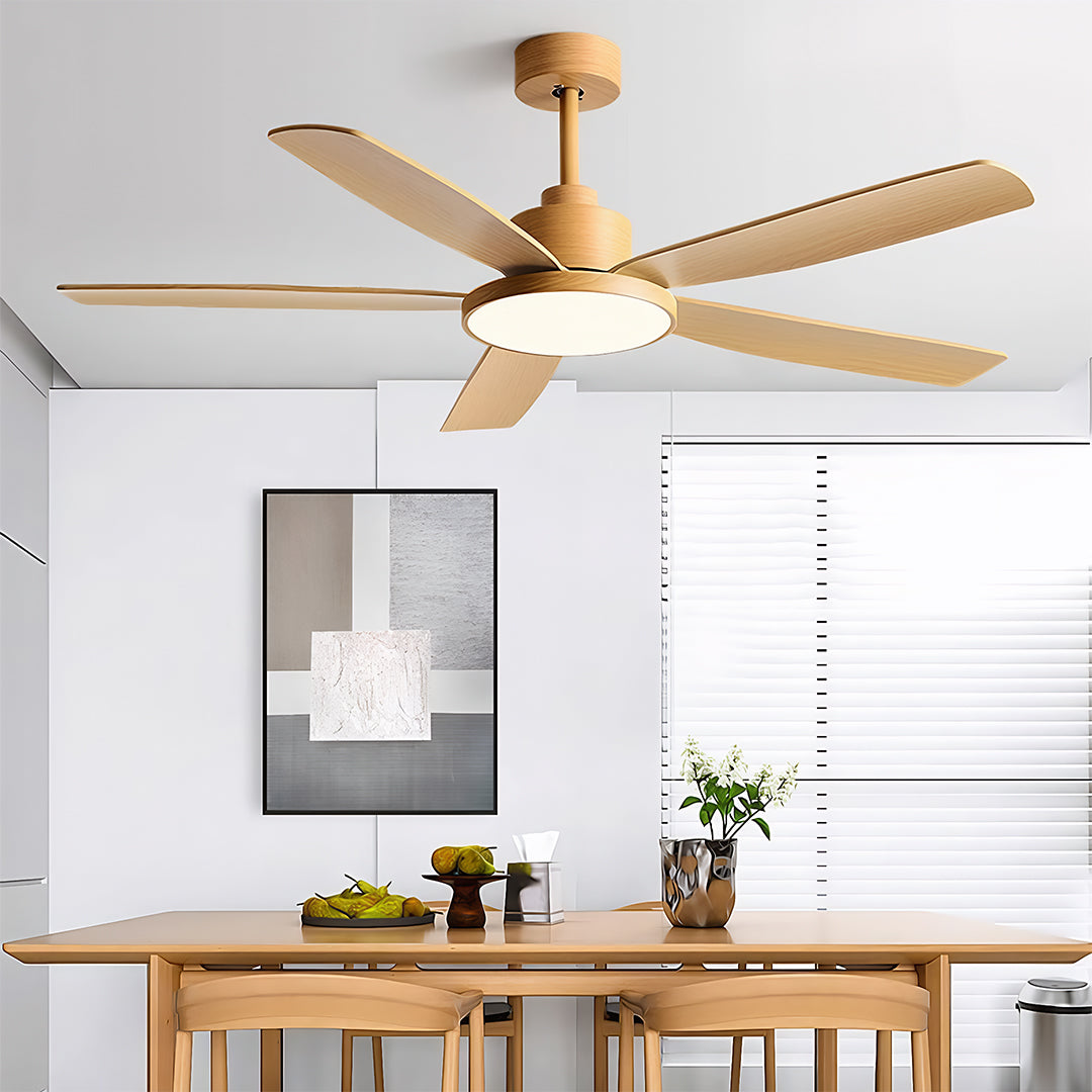 Ceiling Fans with 5 Lights Nordic Style Chandelier Look Fan Lamp