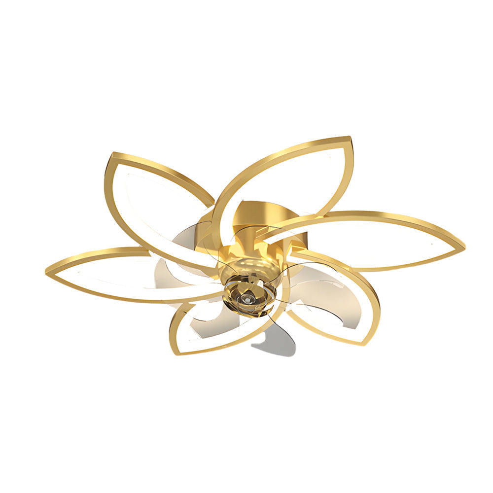 Ceiling Fans with Fancy Lights Modern Floral Light
