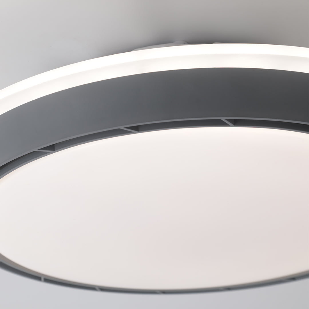 Ceiling Light with Hidden Fan French Retro Hardware Dimmable Fan Lamp