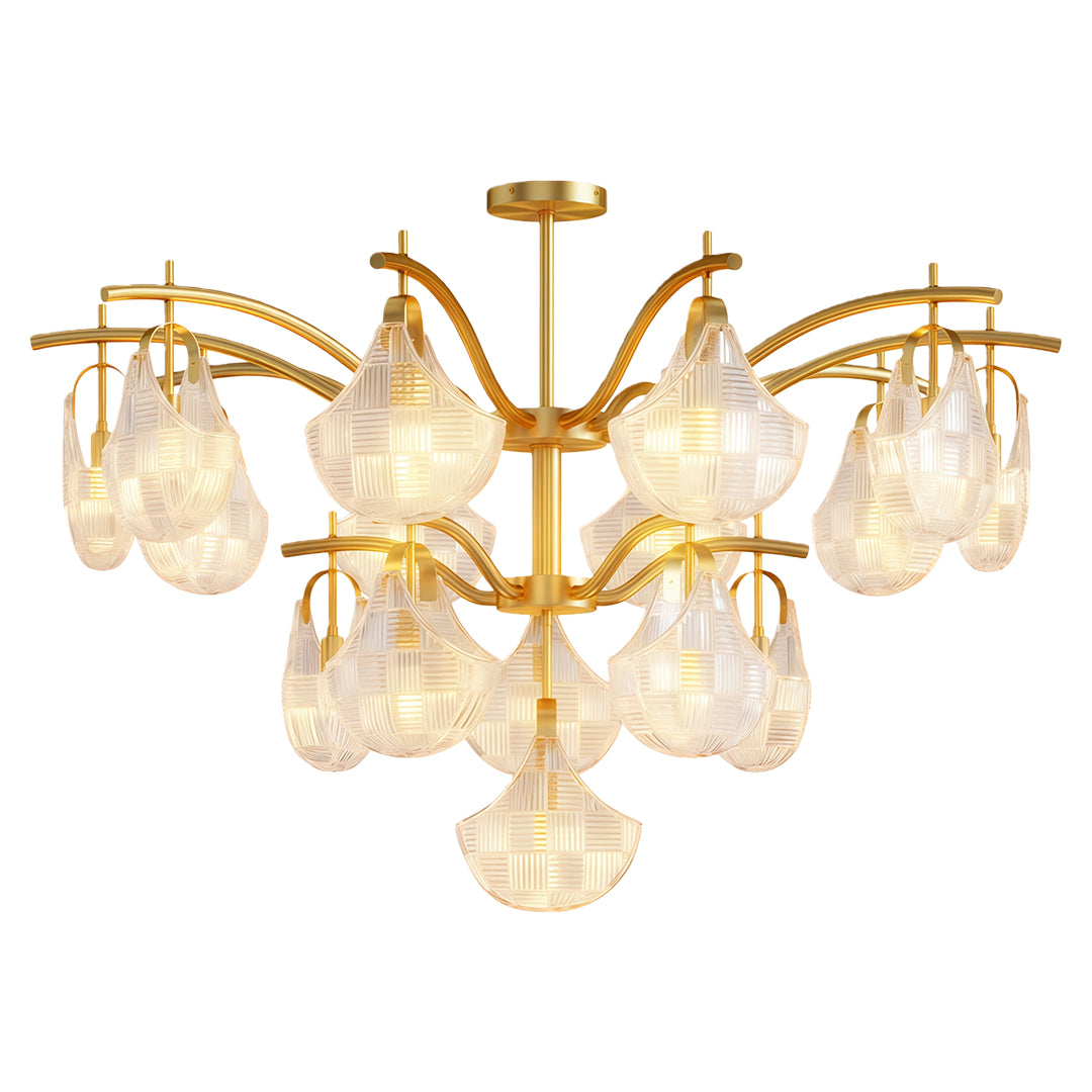 Shell Chandelier Light Modern Luxury Creative Ceiling Light