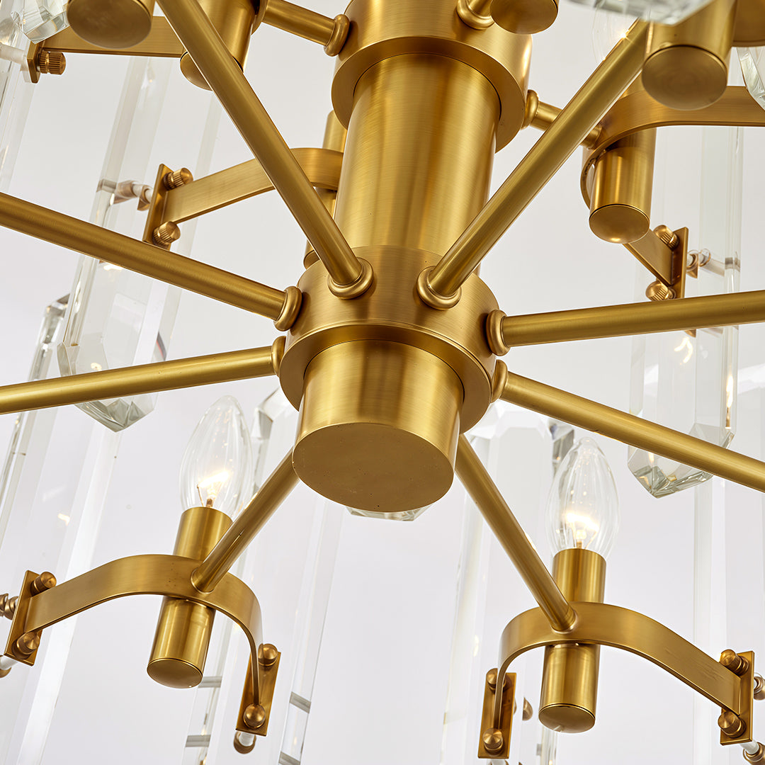 Chandelier Brass Modern Luxury Modern Glass Ceiling Light