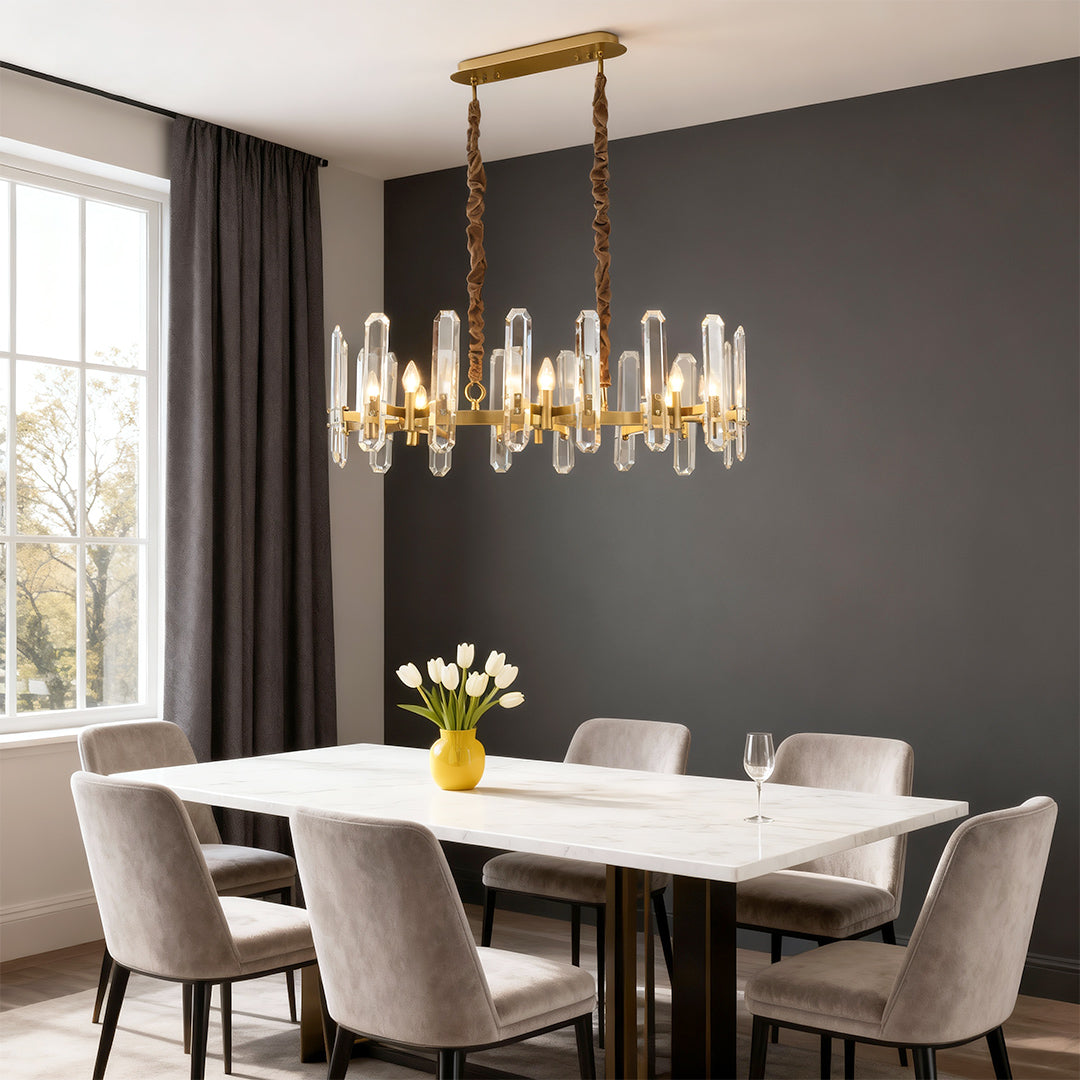 Chandelier Brass Modern Luxury Modern Glass Ceiling Light
