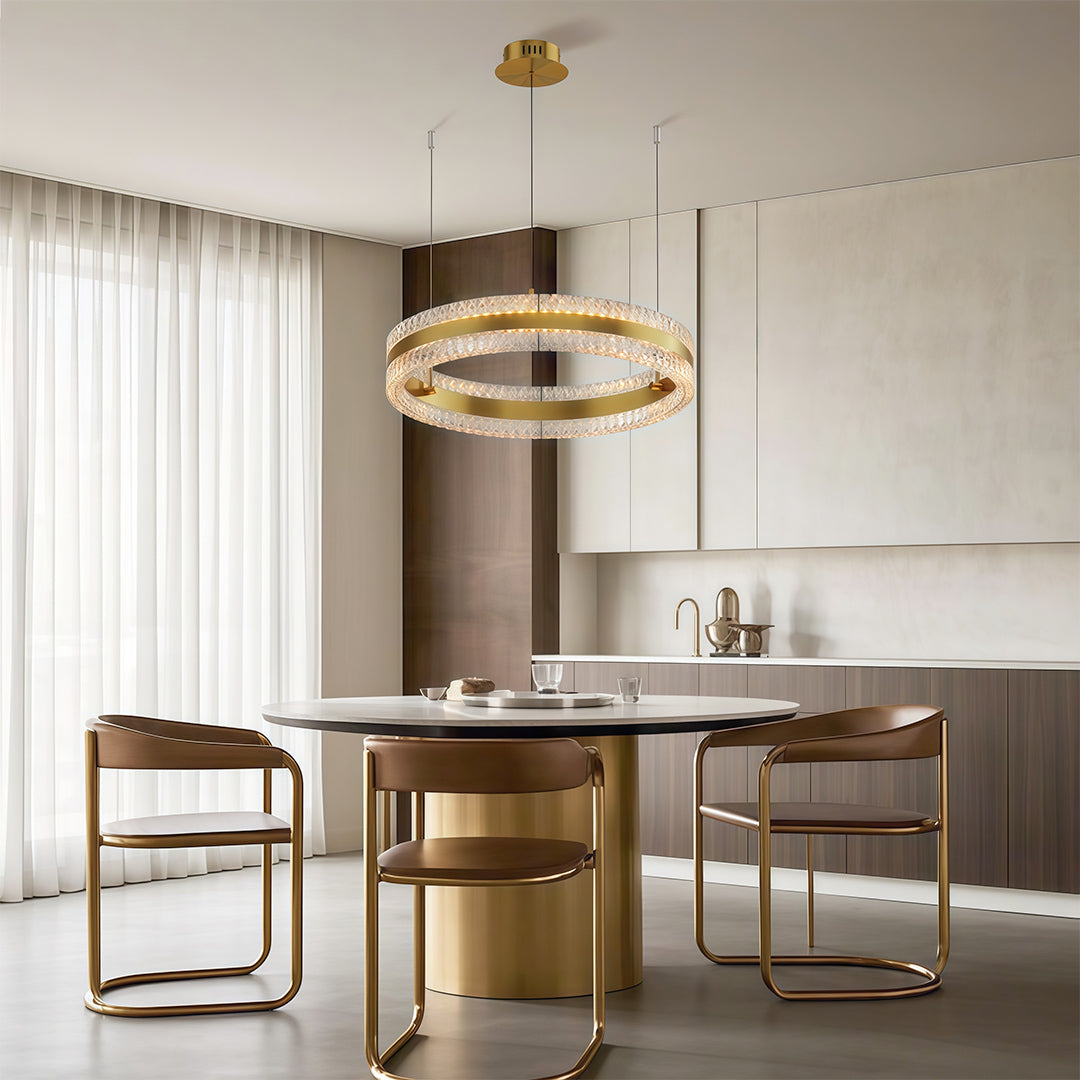 Modern Circular Chandelier Minimalist Luxury Ceiling Light