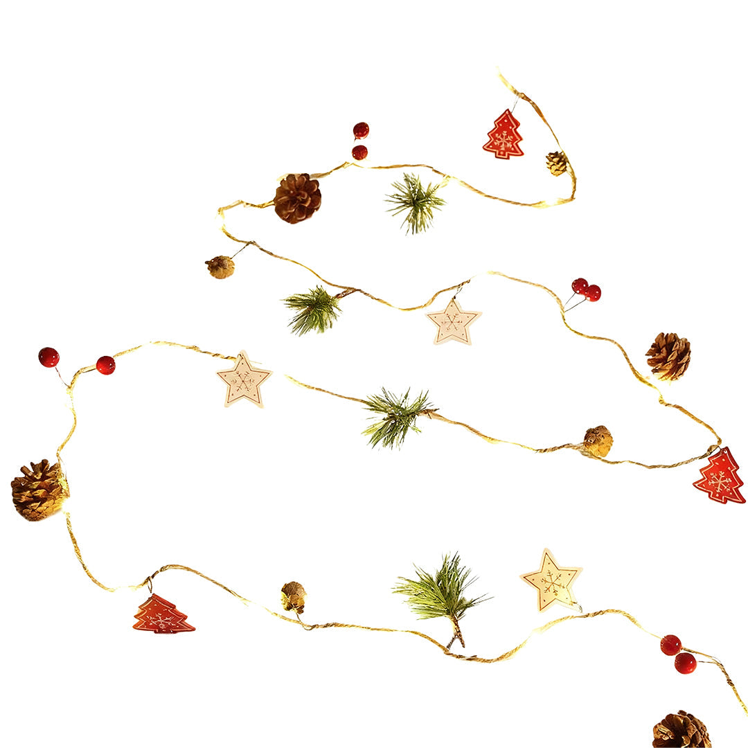 Christmas LED String Lights Decoration Hanging Ornaments Two-Pack