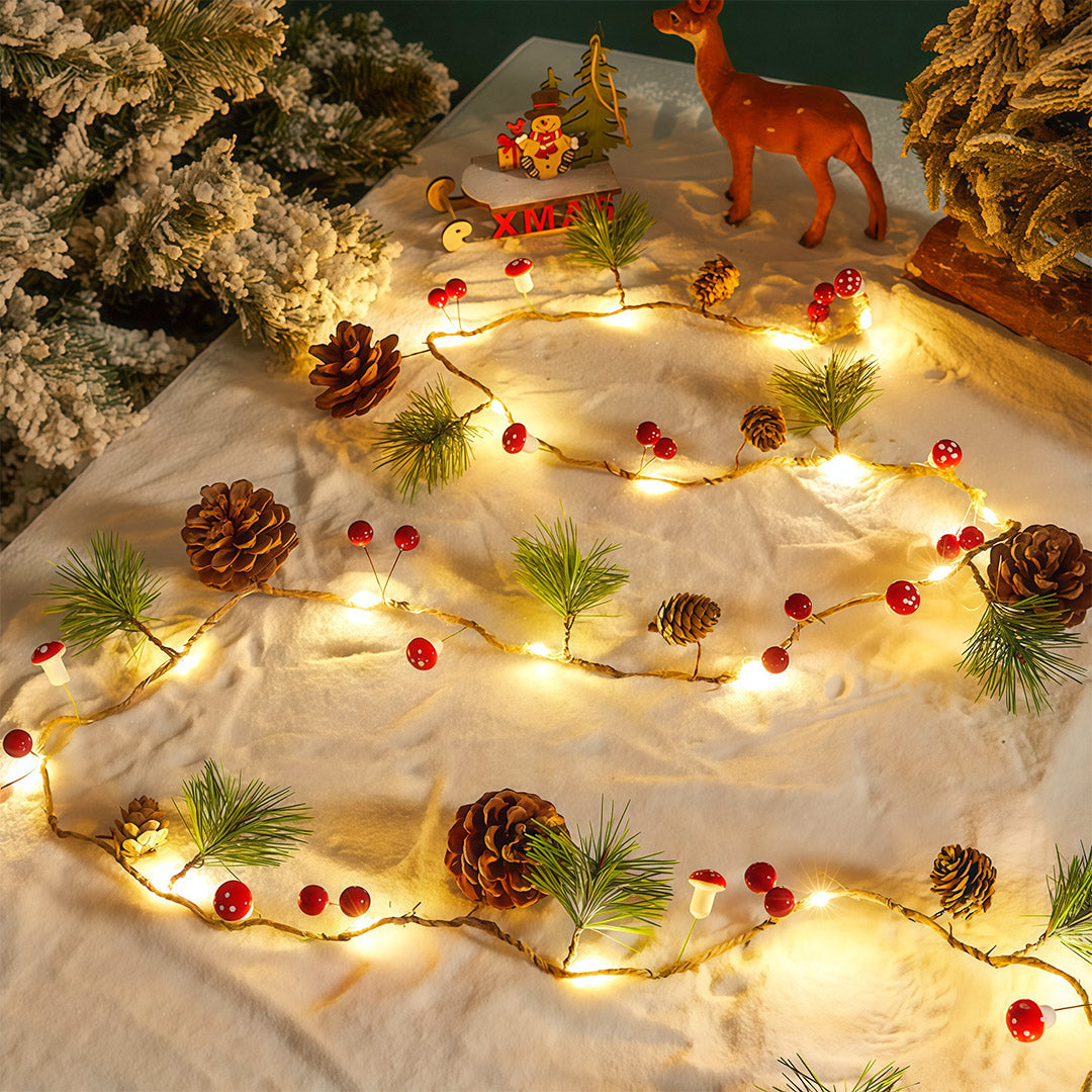 Christmas LED String Lights Decoration Hanging Ornaments Two-Pack
