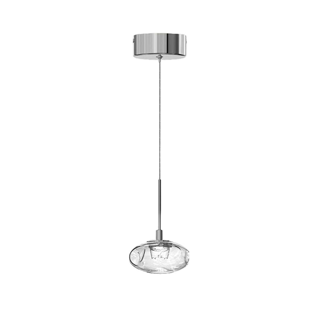 Small Glass Pendant Lights Italian Minimalist LED