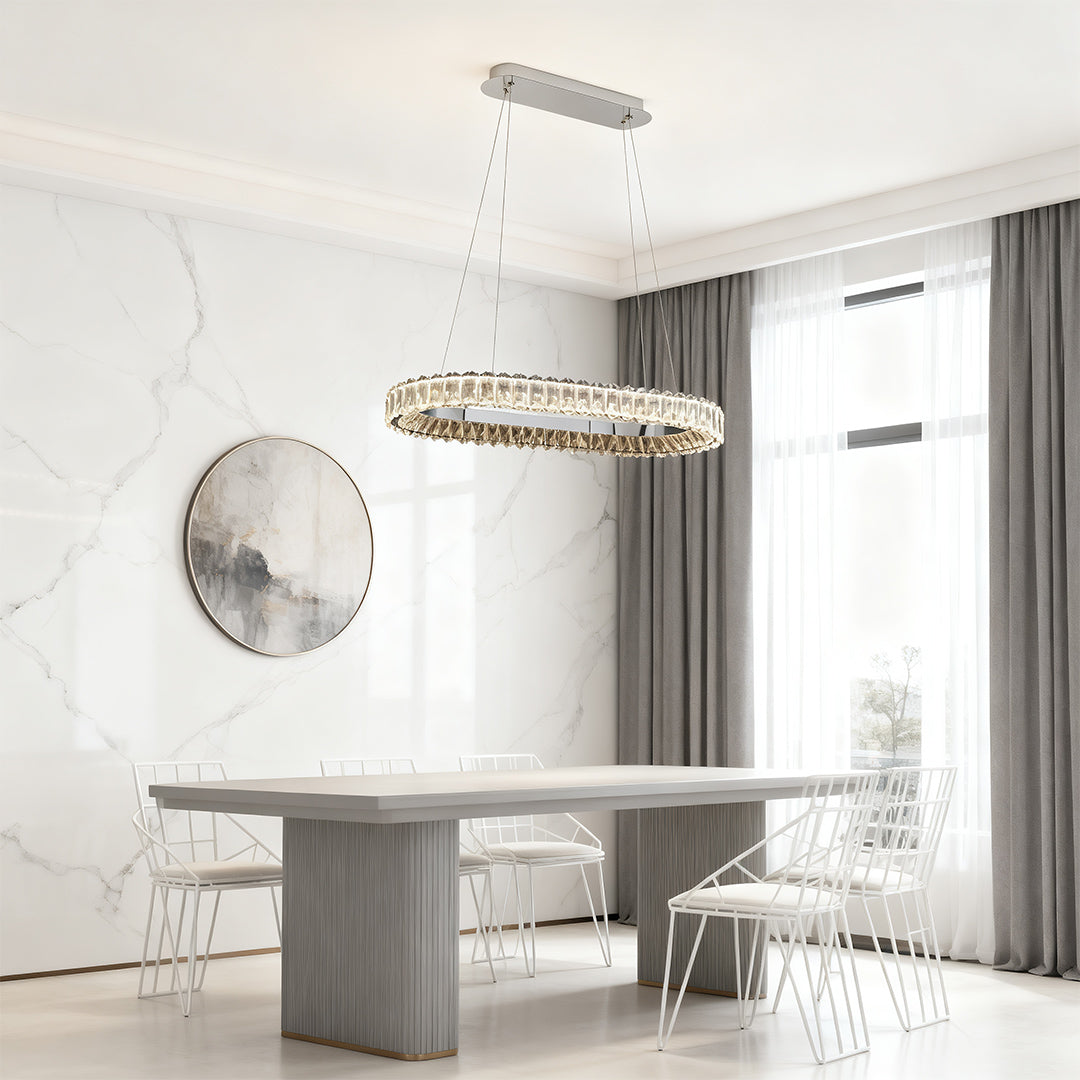 Circle Chandelier Minimalist Luxury Ring Ceiling Lights