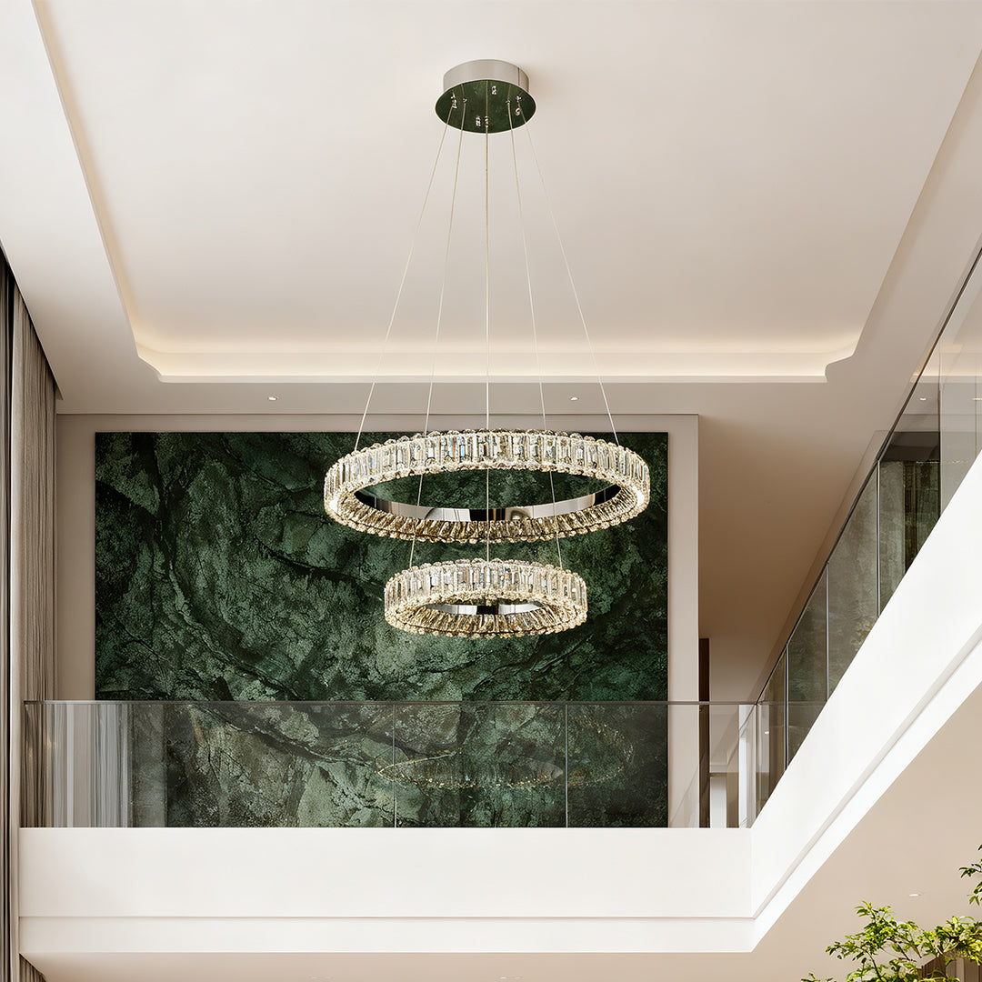 Circle Chandelier Minimalist Luxury Ring Ceiling Lights