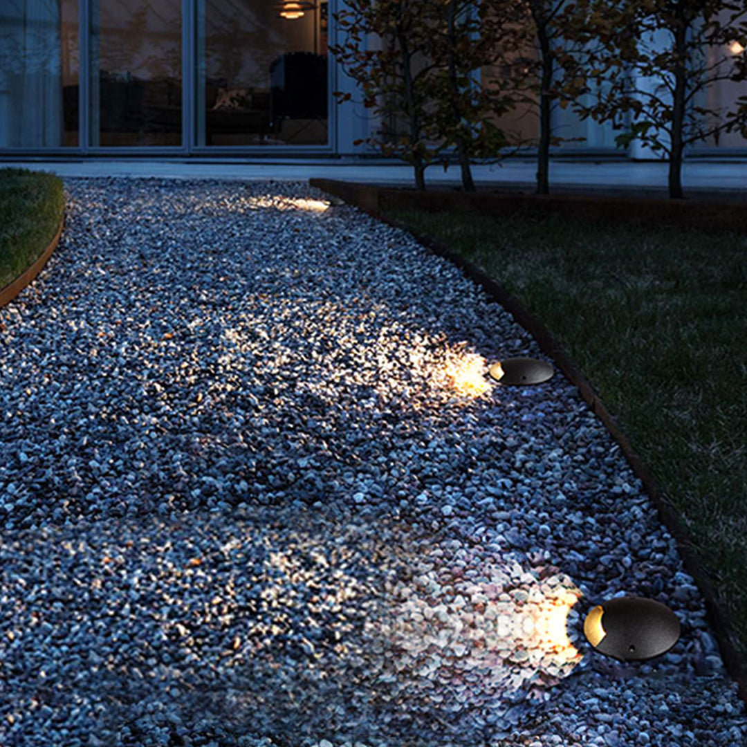 Outdoor Well Lights Side-Lit Minimalist Style