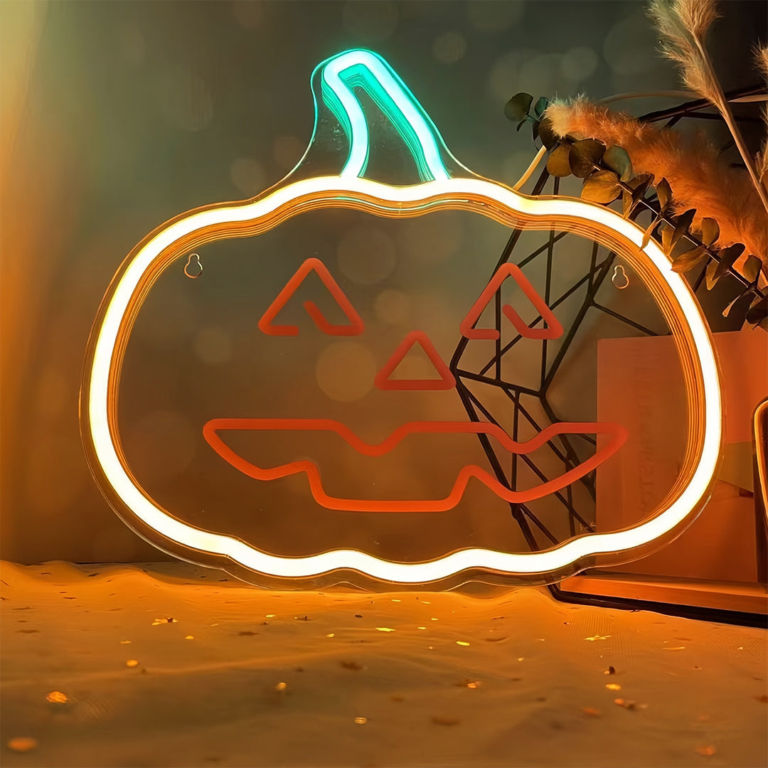 Halloween Neon Lights Creative USB Battery Powered LED Backboard Lamp