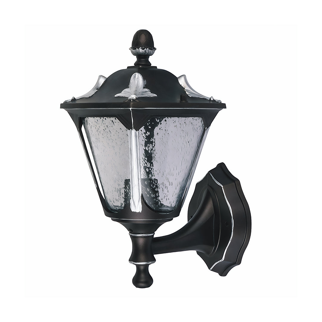Outdoor Light for Wall Weatherproof Glass Shade Classic Aluminum Lamp