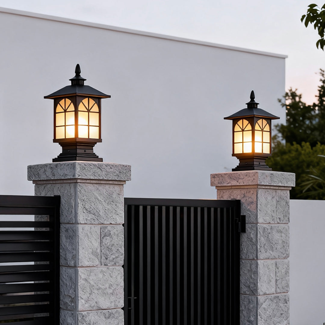 Street Light Pillar Retro Creative Waterproof Modern Outdoor Light