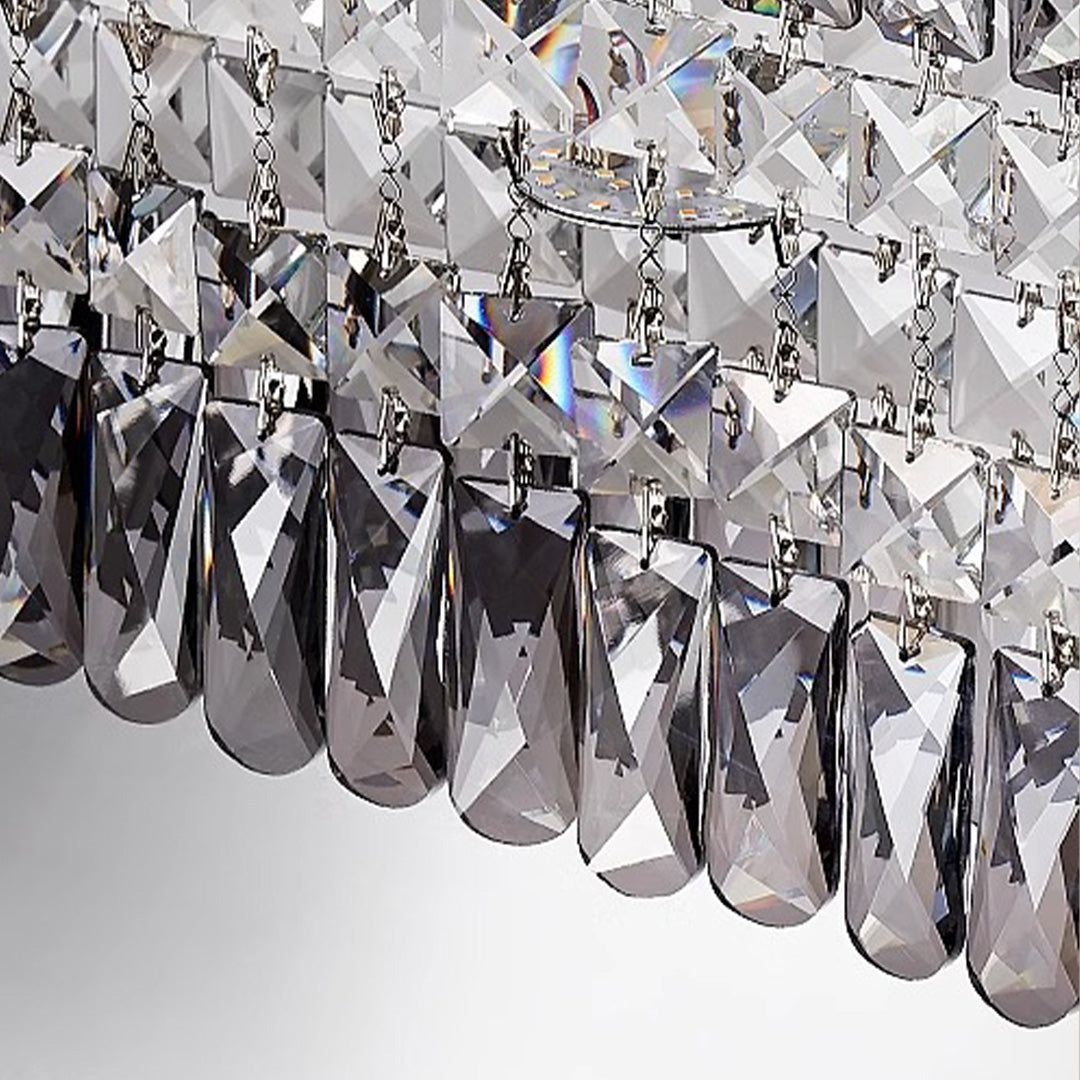 Ceiling Round LED Lights Luxury French Crystal Ceiling Light