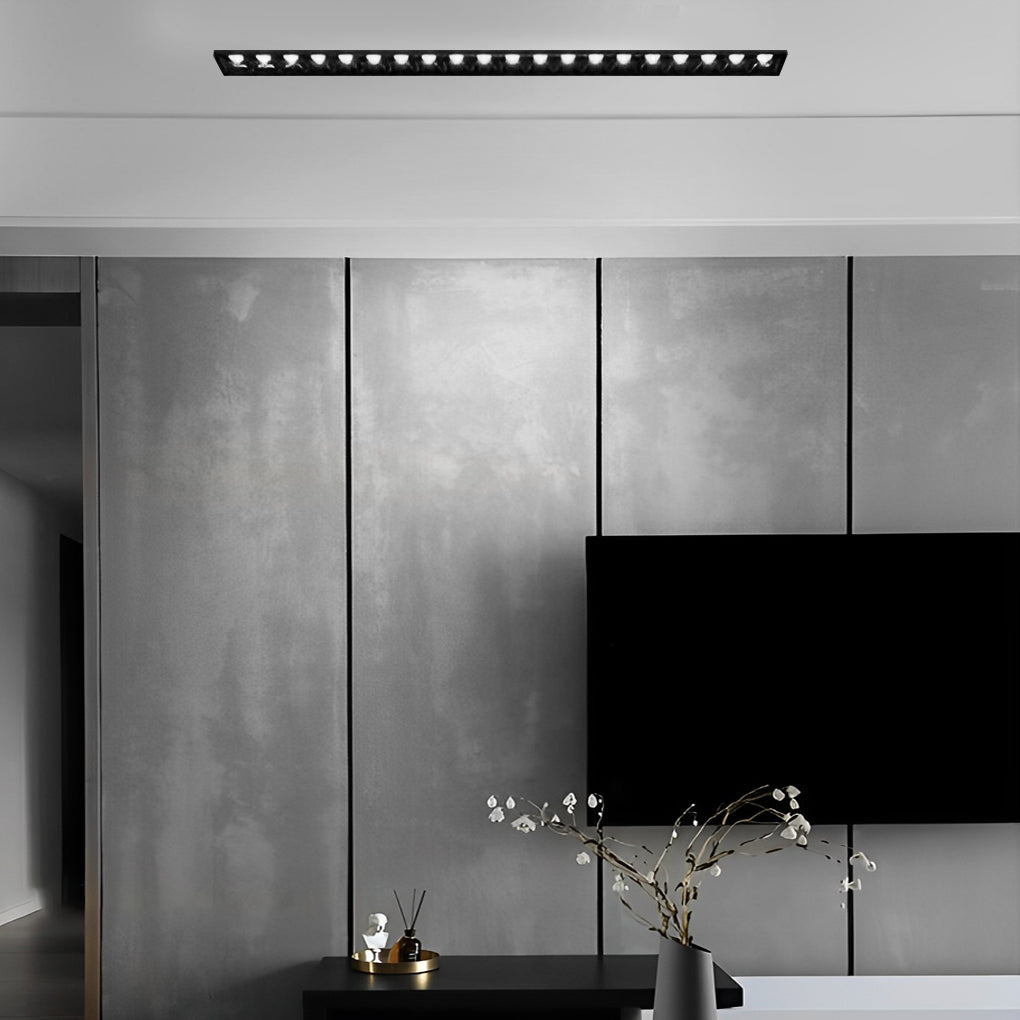 [Open-Box]Linear Trimless Recessed Spotlight Magnetic COB Profile Unvisible LED Downlight