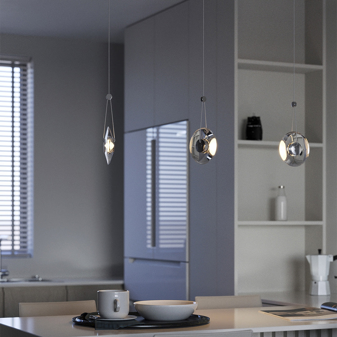 Clear Pendant Light Modern Minimalist Creative Ceiling Light