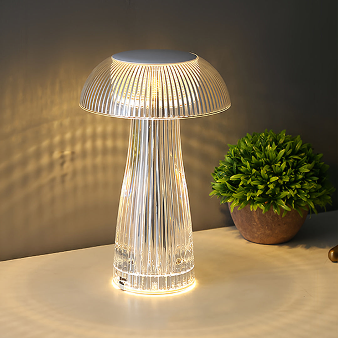 Clear Table Lamps Transparent Portable Acrylic Decorative Lamps