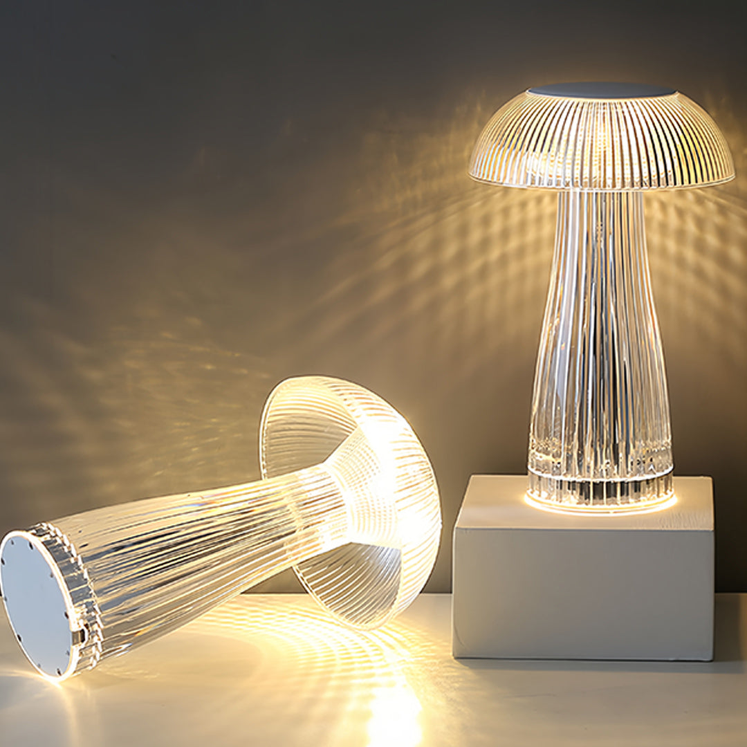 Clear Table Lamps Transparent Portable Acrylic Decorative Lamps
