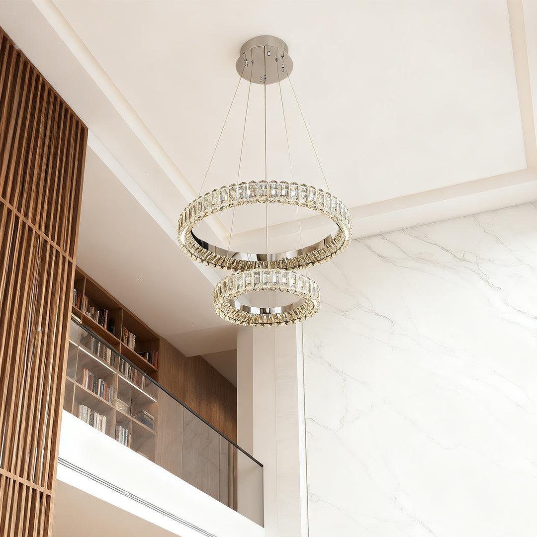 Circle Chandelier Minimalist Luxury Ring Ceiling Lights
