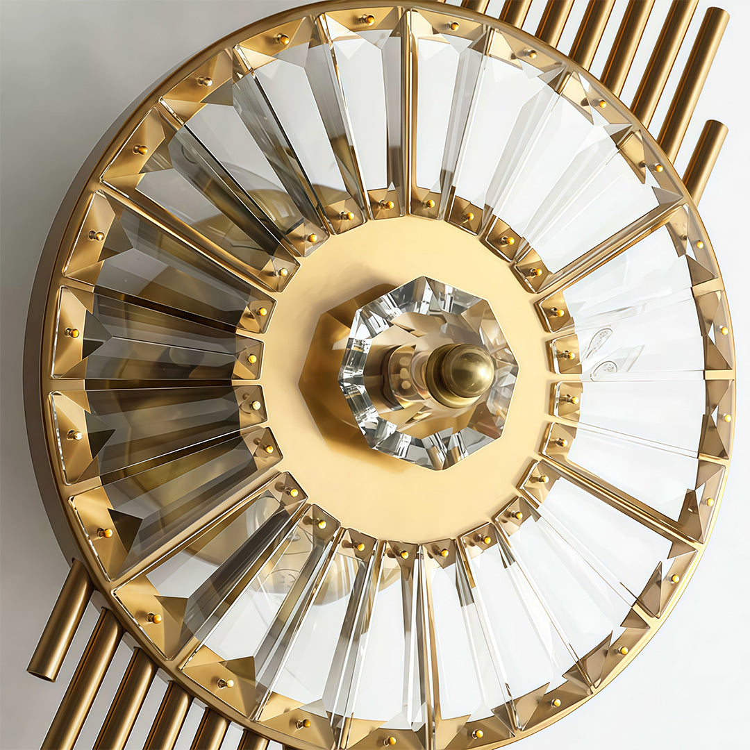 Crystal Light Wall Modern Luxury Stainless Steel Lamp
