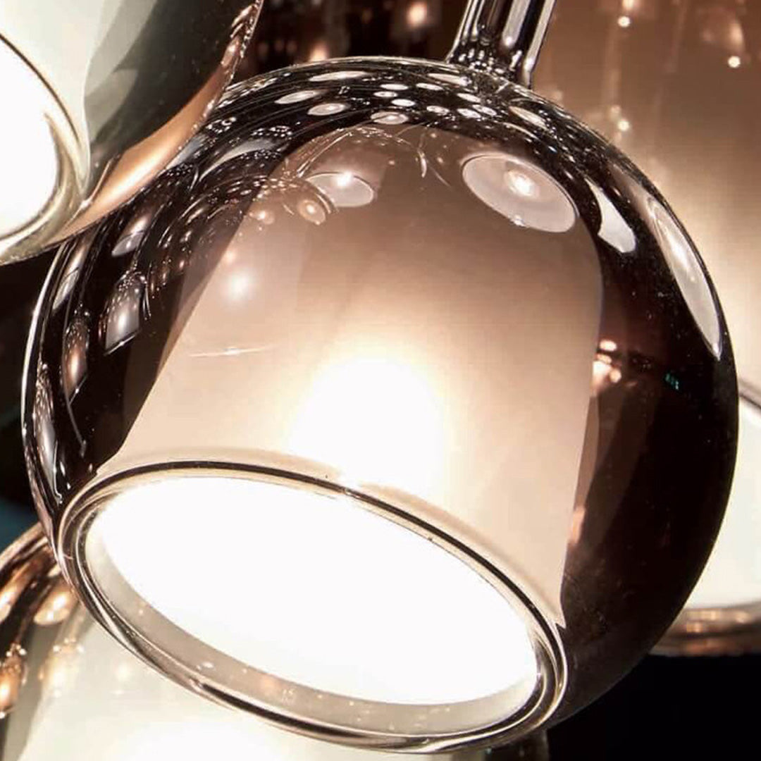 Glass Ball Pendant Light Nordic LED Glass Art Island Light
