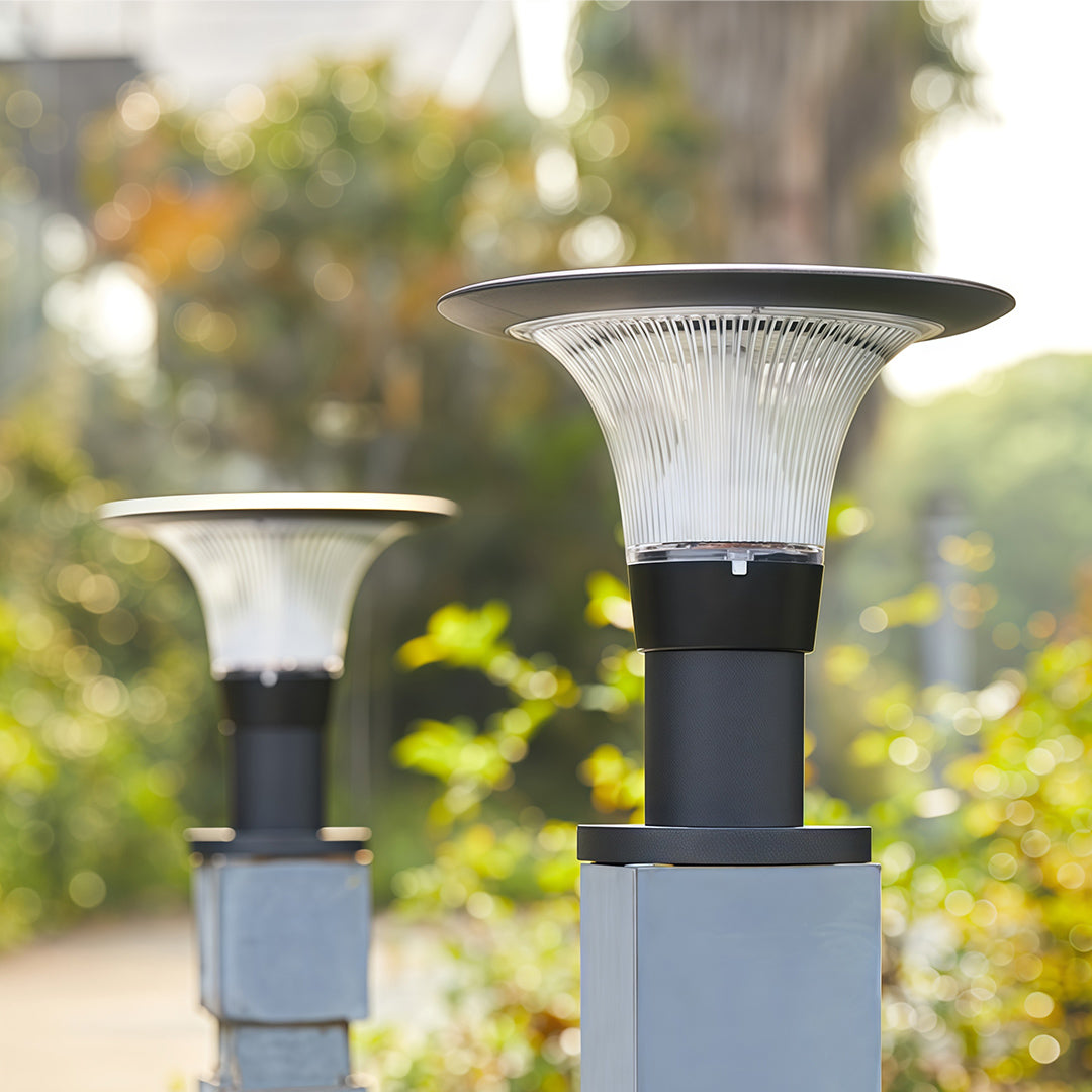 Fence Post Cap Lights Solar Outdoor Waterproof Light