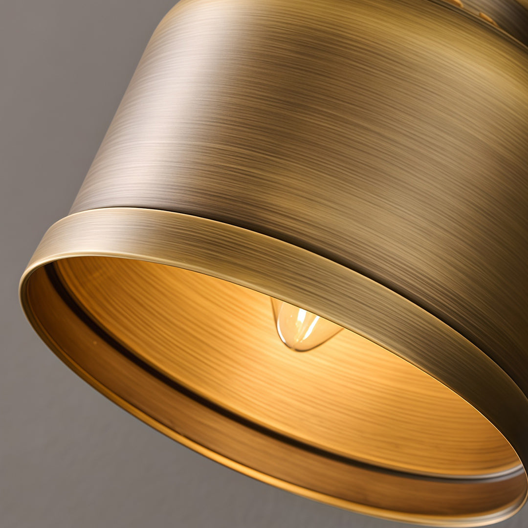 LED Wall Light Lamp American Retro Solid Brass Lamp