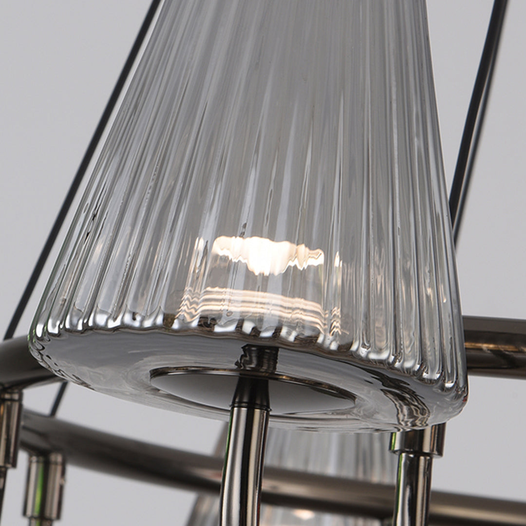 Branch LED Suspension Chandelier American Modern Glass Ceiling Lighting