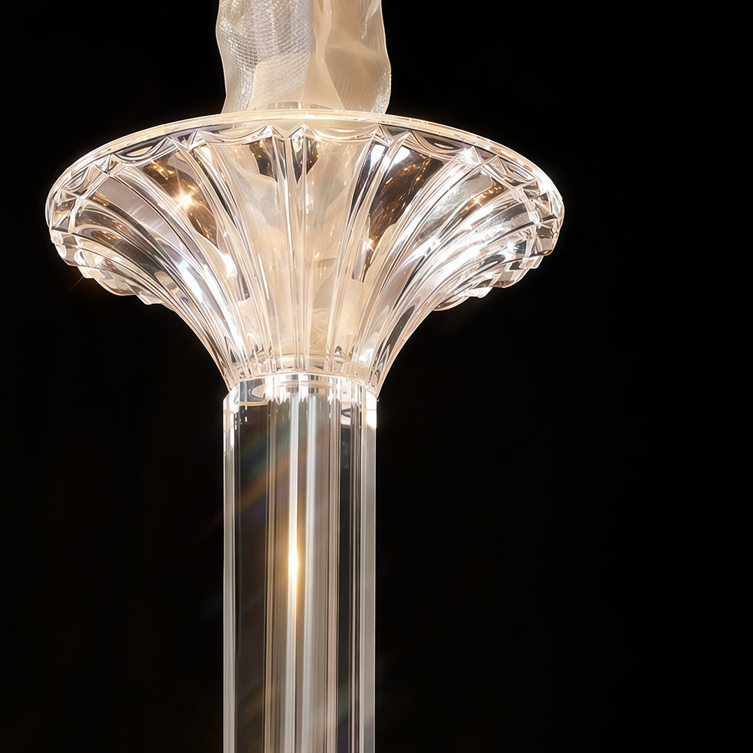 Art Glass Chandeliers French Elegant Hardware Ceiling Lights