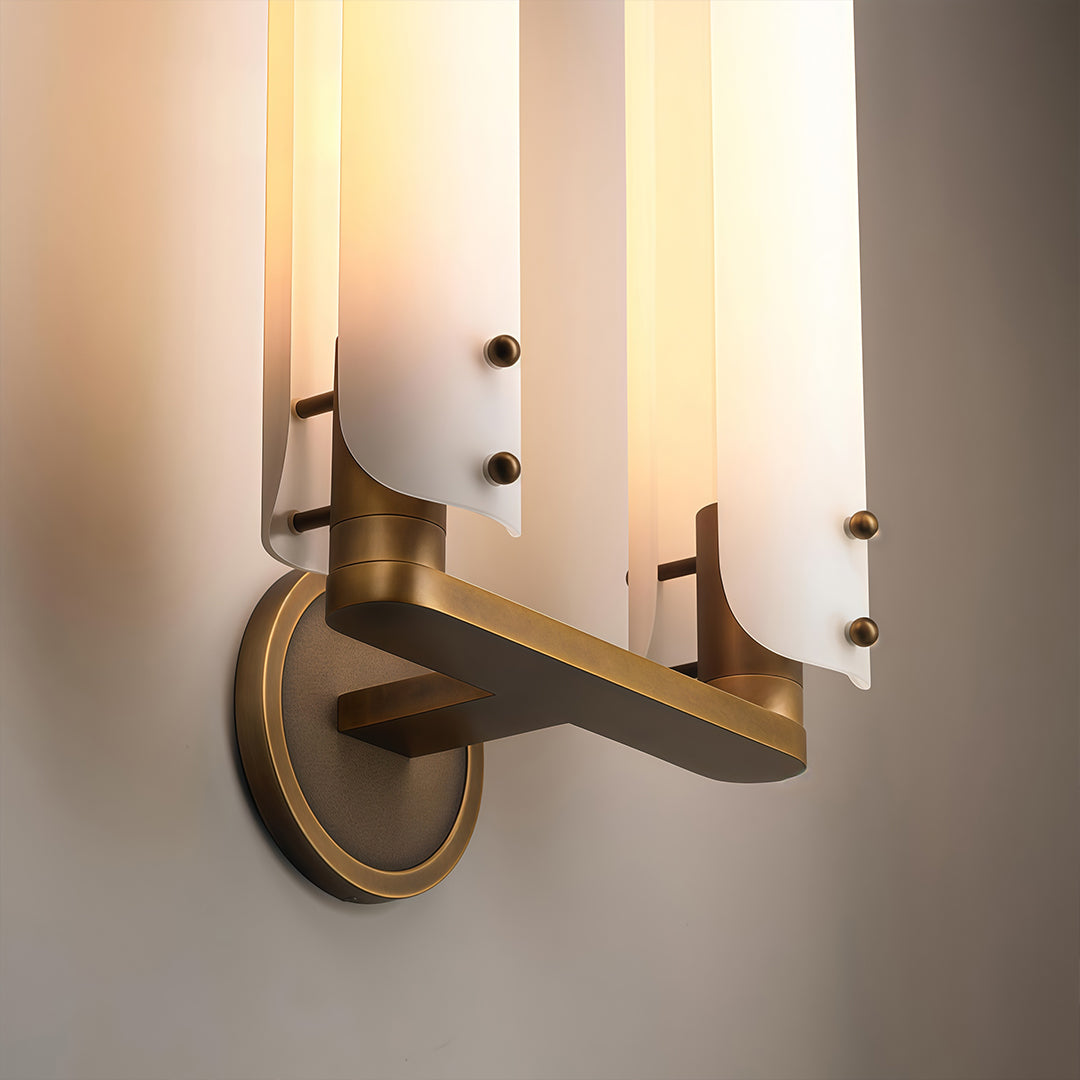 Wall Lights with Glass Shades Luxury Modern Art Deco Sconce