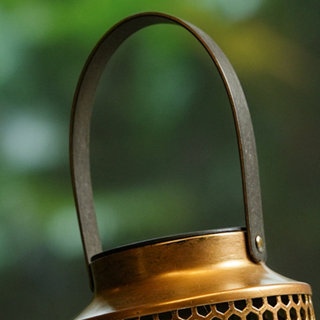 Portable Solar Lantern Retro Iron Art Ambience Light