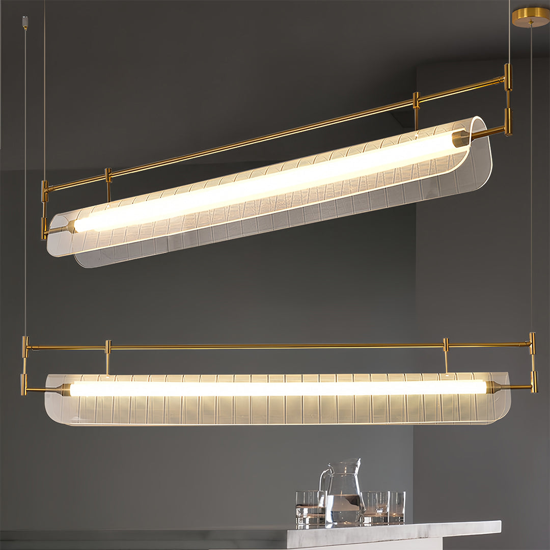 Linear Light Pendant Nordic Minimalist Long Strip Ceiling Lights
