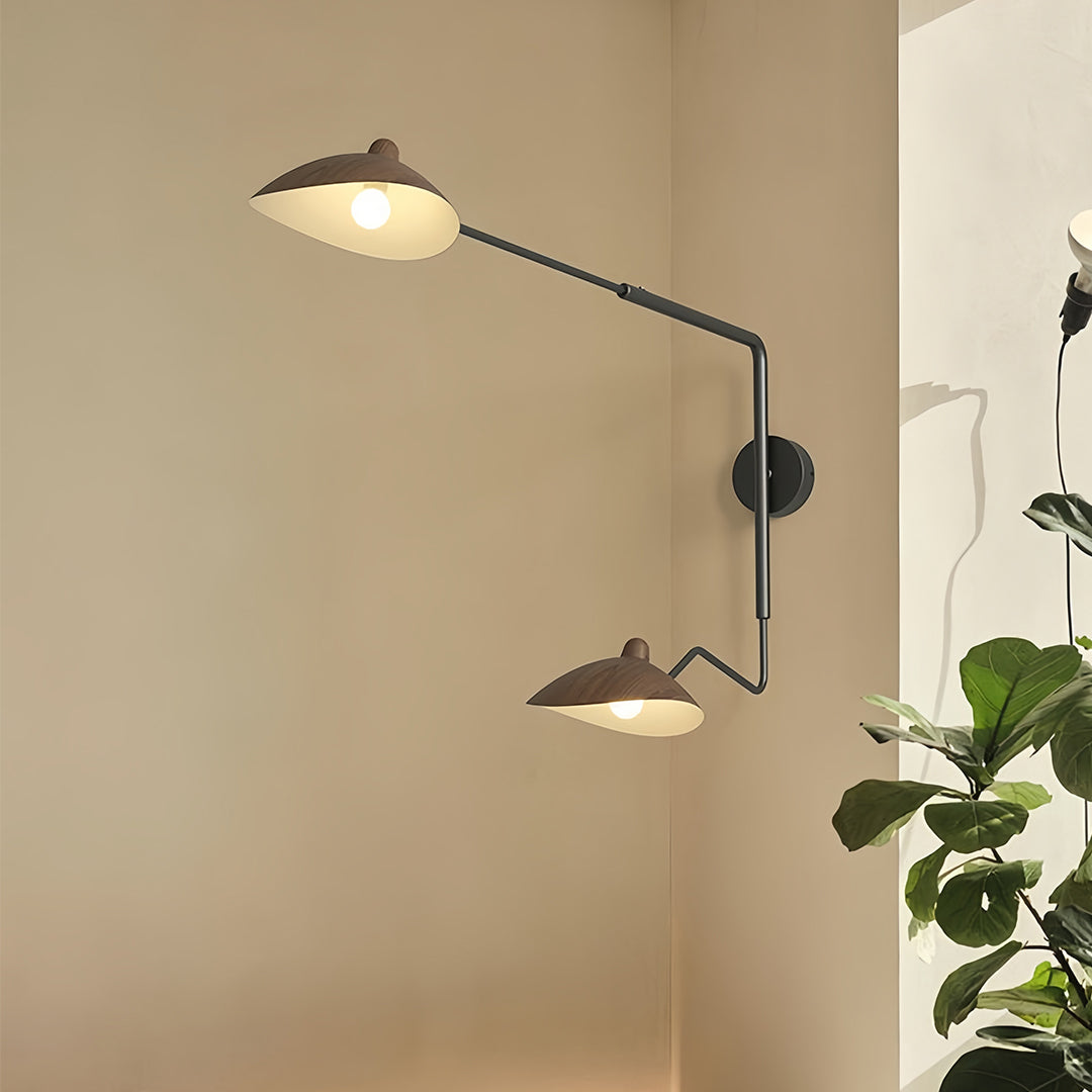 Swing Arm Wall Light Contemporary Industrial wide-spectrum Lamp