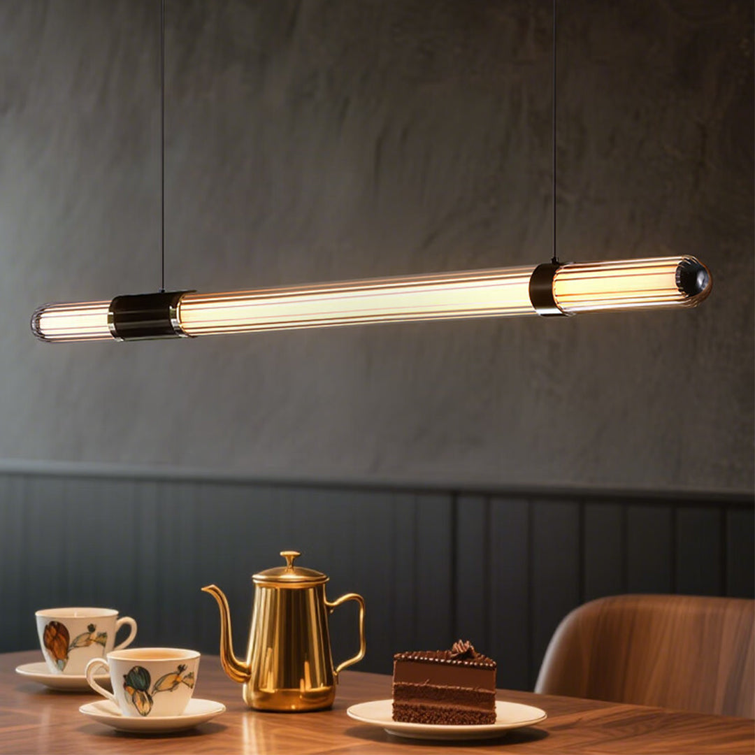 Modern Linear Suspension Lighting Italian Luxury Ceiling Light
