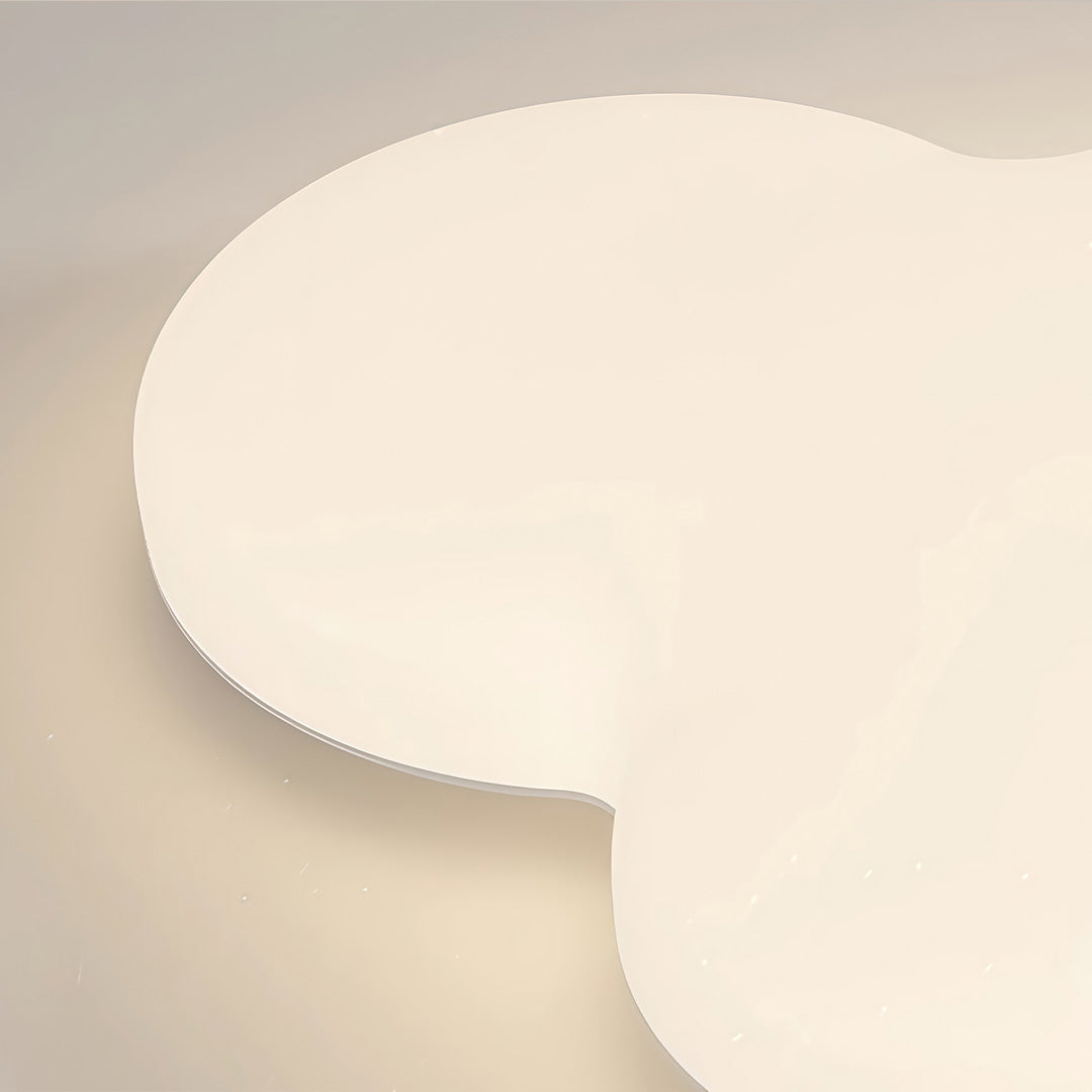 Ceiling Cloud Lights Modern Cartoon Off-White LED Flush Mount Light