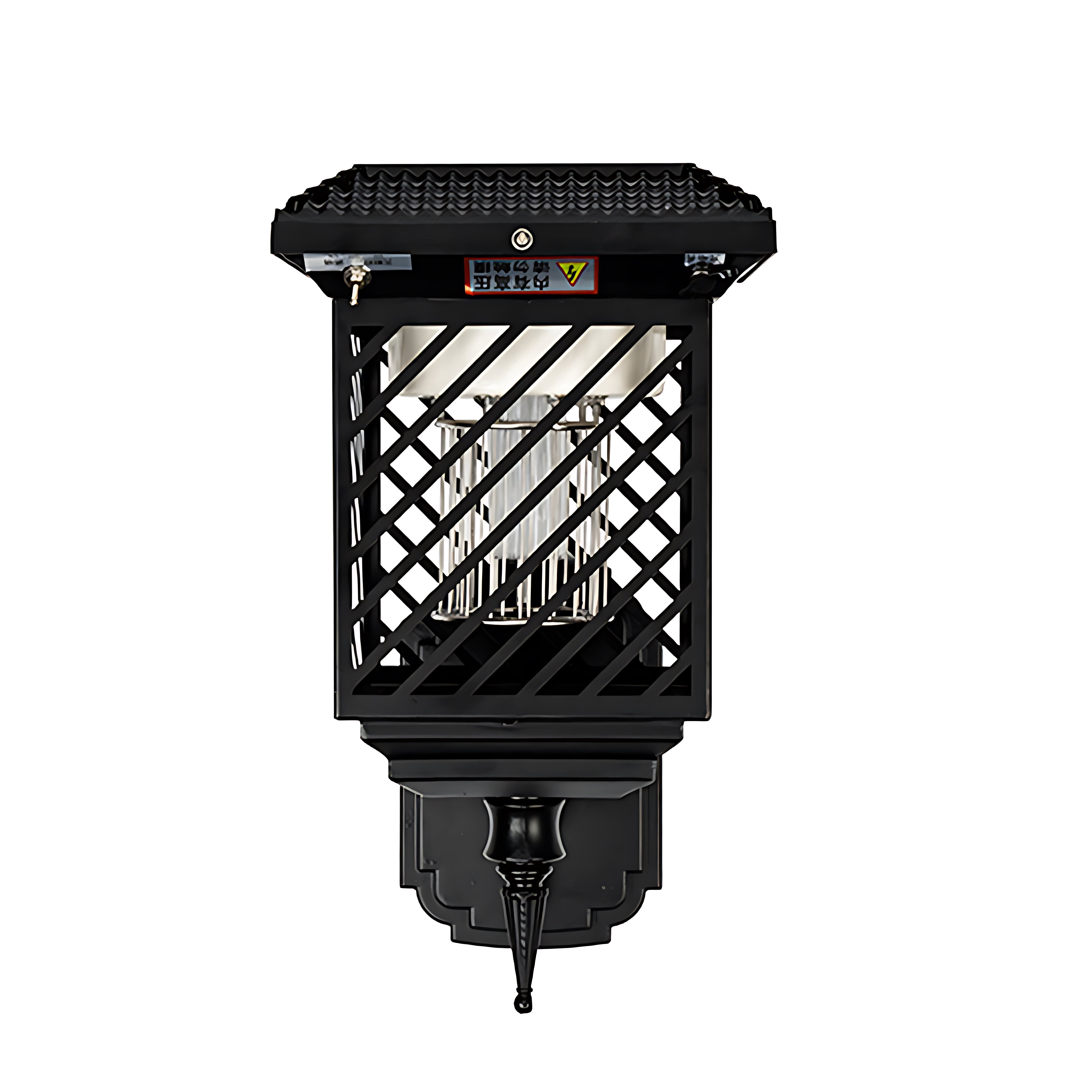 Black Landscape Lighting Solar-Powered Waterproof Stainless Steel