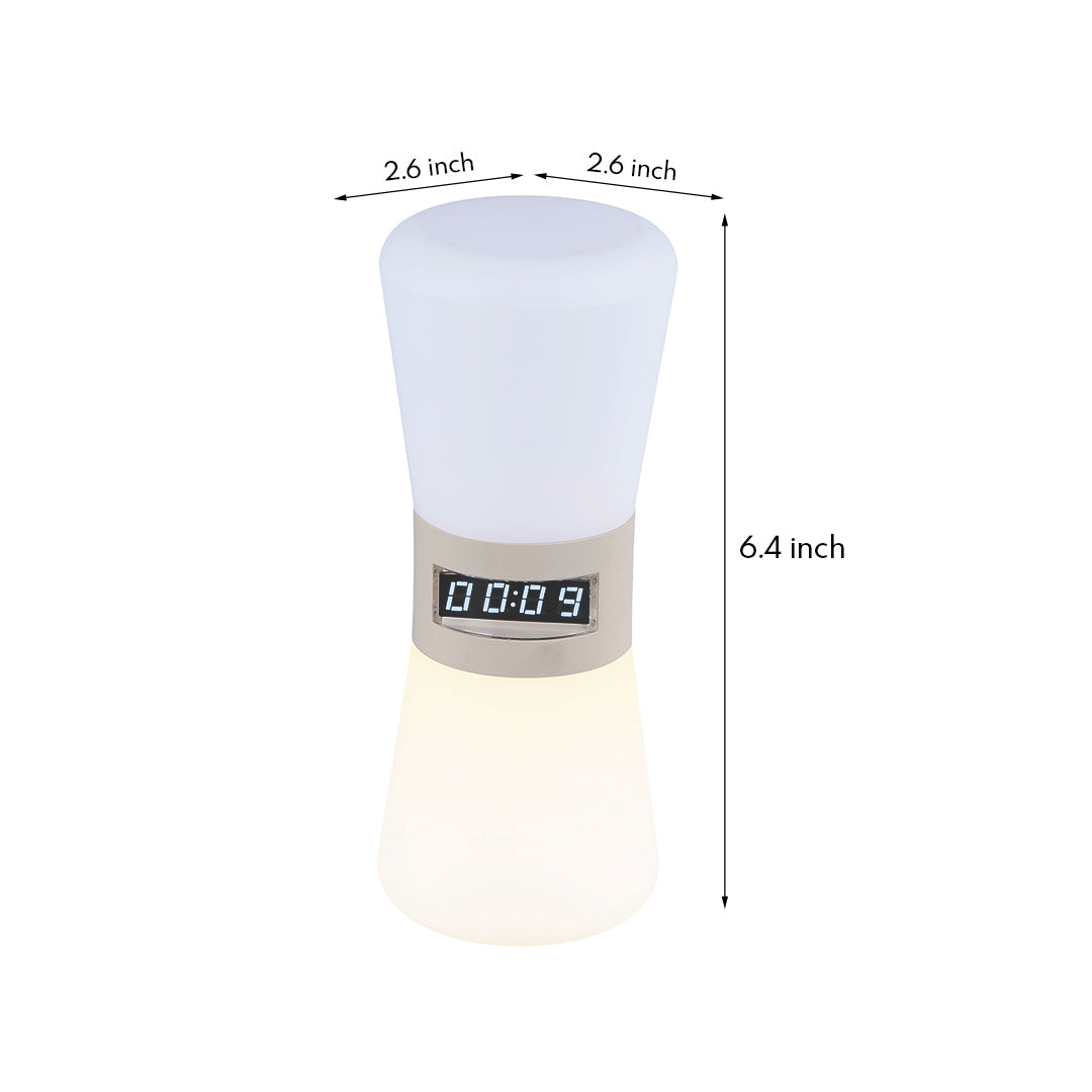 Small White Table Lamp Countdown Gravity Sensor Ambient Hourglass Lamp